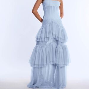 BCBG Strapless Corset Gown